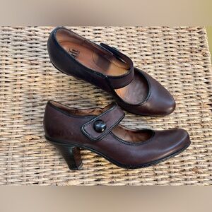 Sofft Maryjane pumps dark brown Leather 7.5